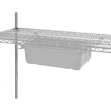 Global Industrial Single Box Slide for 18inD and 24inD Shelves, PR 477CP6